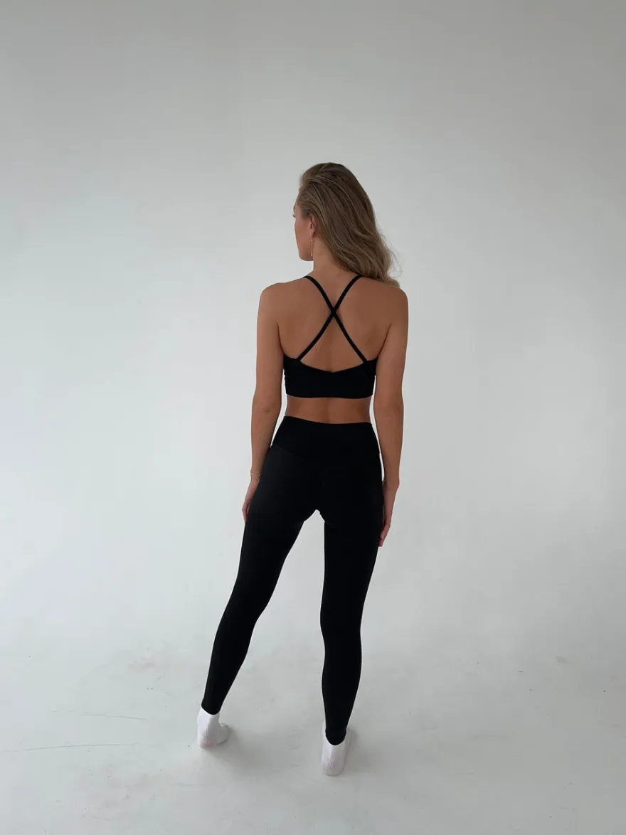 Design By Si Essential leggings - Jet Black Sale