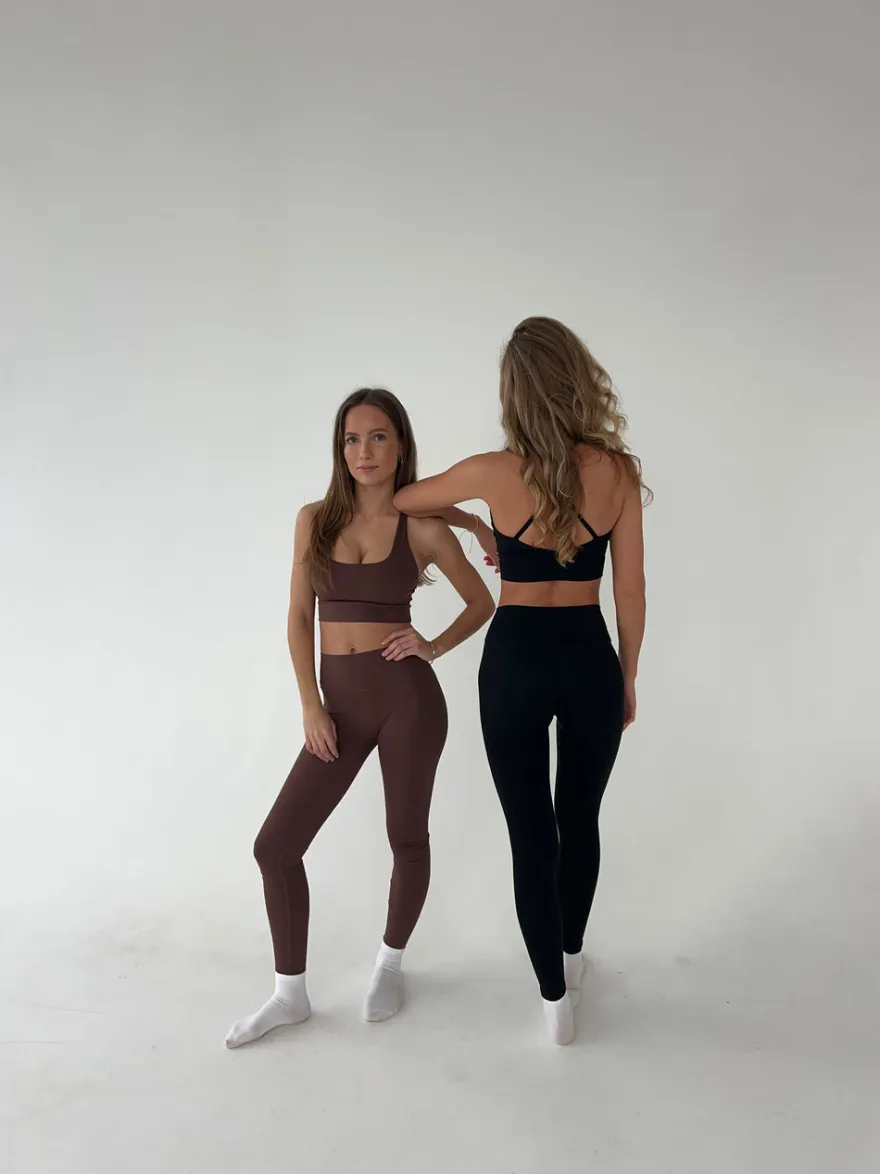 Design By Si Essential leggings - Jet Black Sale