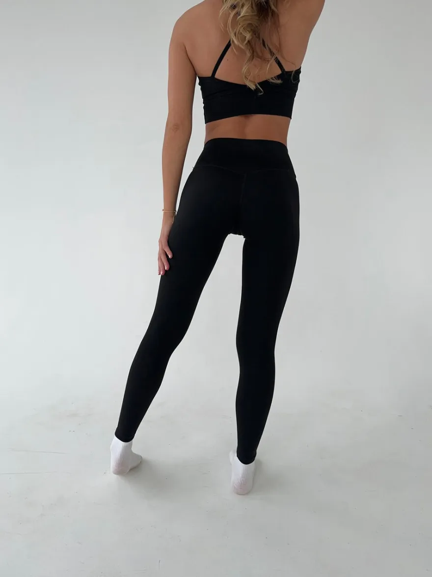 Design By Si Essential leggings - Jet Black Sale
