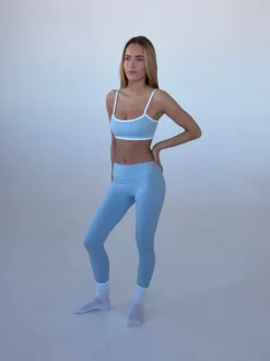 Design By Si Essential leggings - Sky Hot