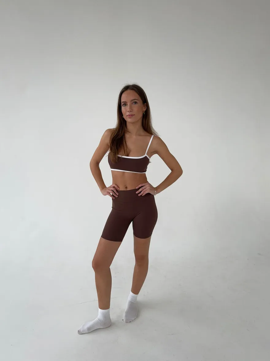 Design By Si Essential shorts - Espresso Clearance