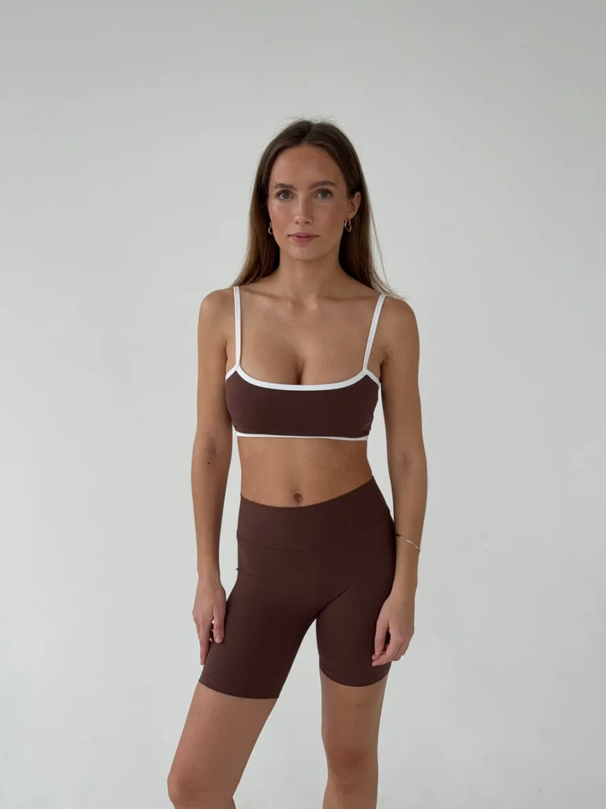 Design By Si Essential shorts - Espresso Clearance