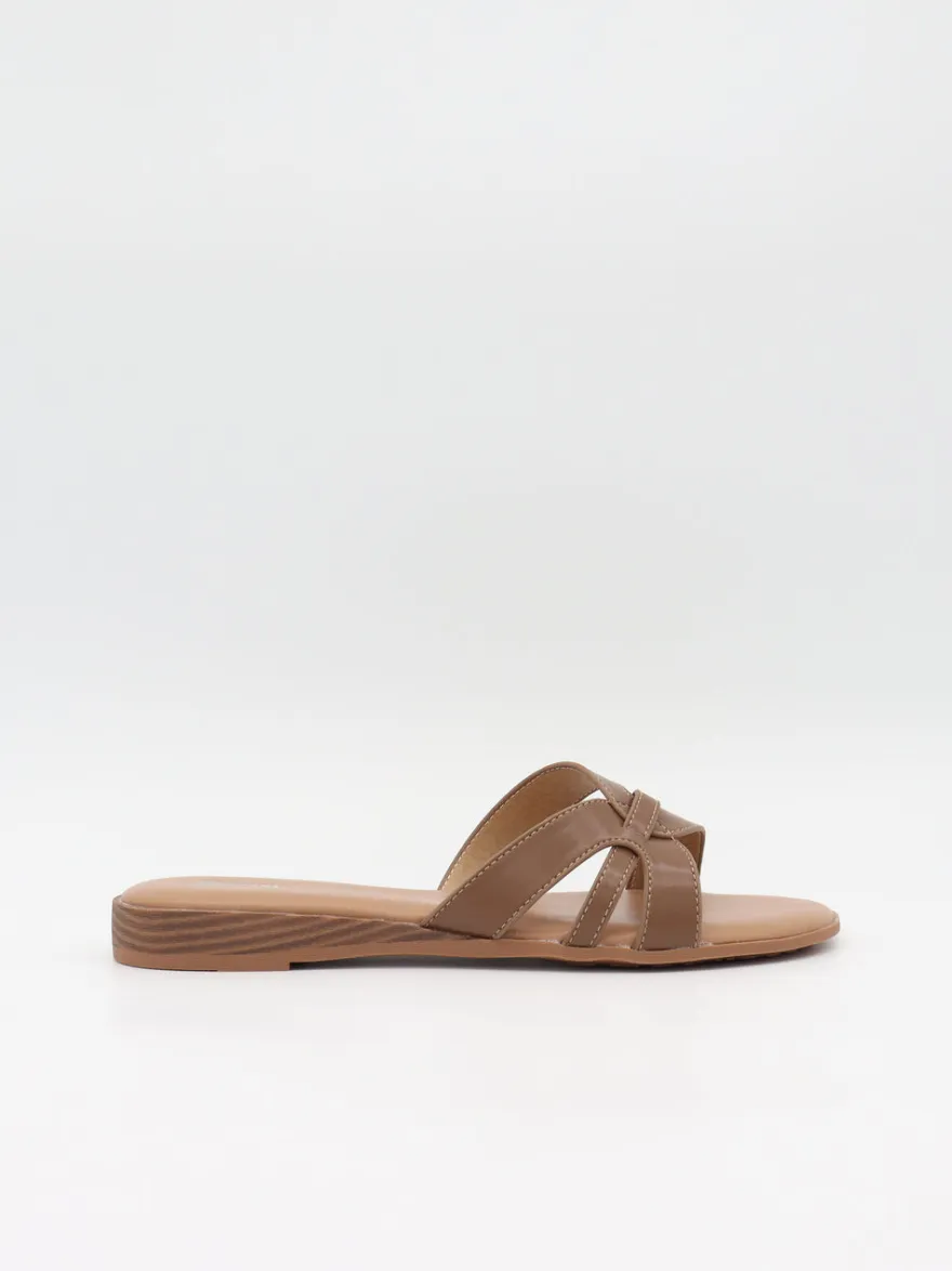 Design By Si Figma sandaler - Brun/beige Sale