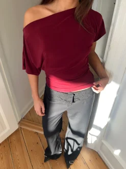 Design By Si Florine figursyet t-shirt - Rød New
