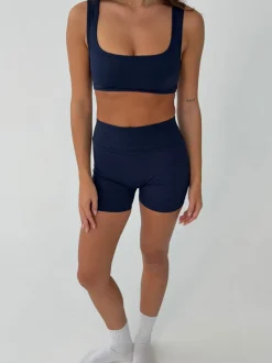 Design By Si Folded essential shorts - Midnight Online