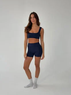 Design By Si Folded essential shorts - Midnight Online