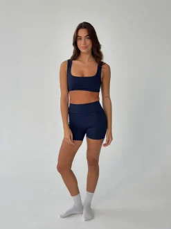Design By Si Folded essential shorts - Midnight Online