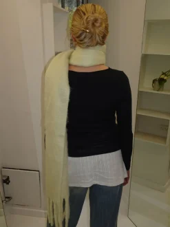 Design By Si Gale tørklæde - Lysegul