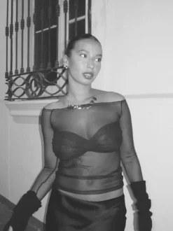 Design By Si Galia bluse - Sort