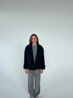 Design By Si Ginalli jakke - Mørk navy New