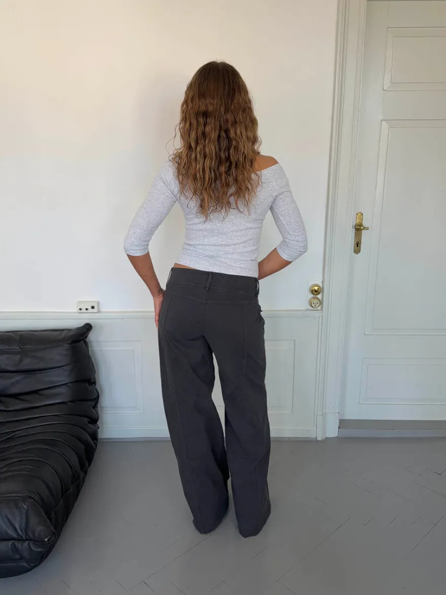 Design By Si Hanna jeans - Mørkegrå Best