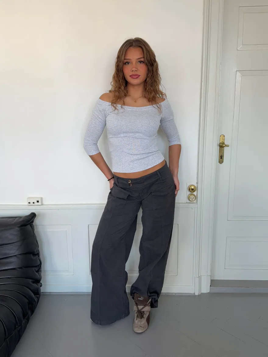 Design By Si Hanna jeans - Mørkegrå Best