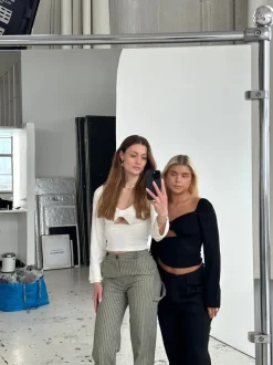 Design By Si Harlow bluse - Off-white New