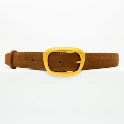 Design By Si Heritage bælte - Brun/guld Sale