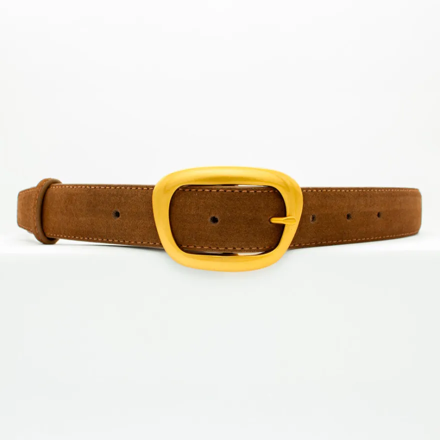 Design By Si Heritage bælte - Brun/guld Sale