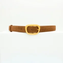 Design By Si Heritage bælte - Brun/guld Sale