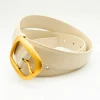 Design By Si Heritage bælte - Hvid/guld Discount
