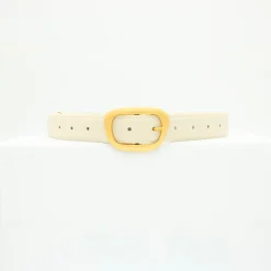 Design By Si Heritage bælte - Hvid/guld Discount