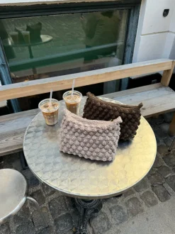 Design By Si Hæklet clutch - Brun Best