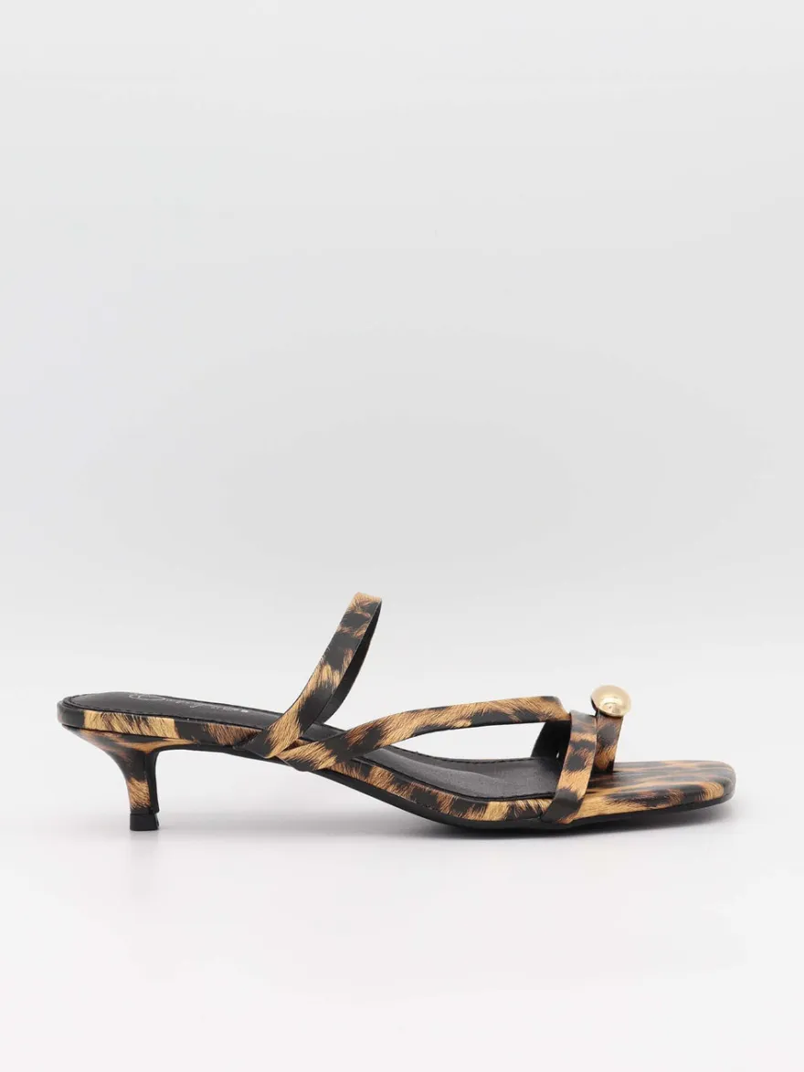 Design By Si Huba mules - Leopard Sale