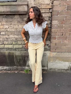 Design By Si Isabel blondetop - Hvid Online