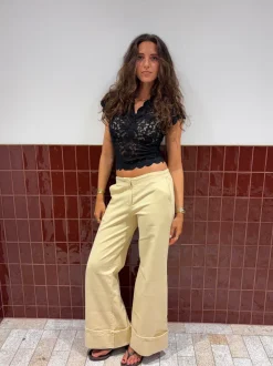 Design By Si Isabel blondetop - Sort Hot