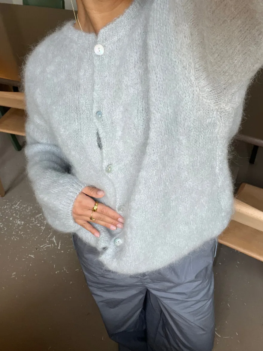 Design By Si Jamilla mohair cardigan - Grå Discount