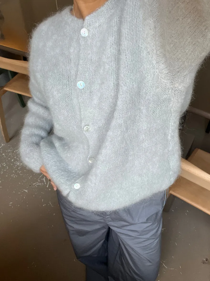 Design By Si Jamilla mohair cardigan - Grå Discount