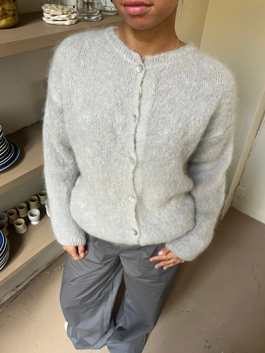Design By Si Jamilla mohair cardigan - Grå Discount