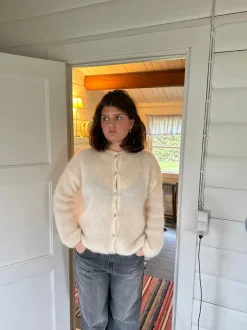 Design By Si Jamilla mohair cardigan - Off white Best