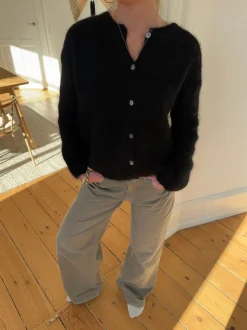 Design By Si Jamilla mohair cardigan - Sort Discount
