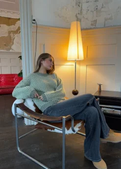 Design By Si Jensine striktrøje - Grøn Outlet
