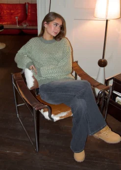 Design By Si Jensine striktrøje - Grøn Outlet