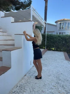 Design By Si Jeselana top i blonde - Sort Hot