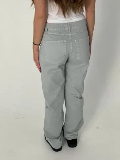 Design By Si Josie jeans - Lysegrå Clearance