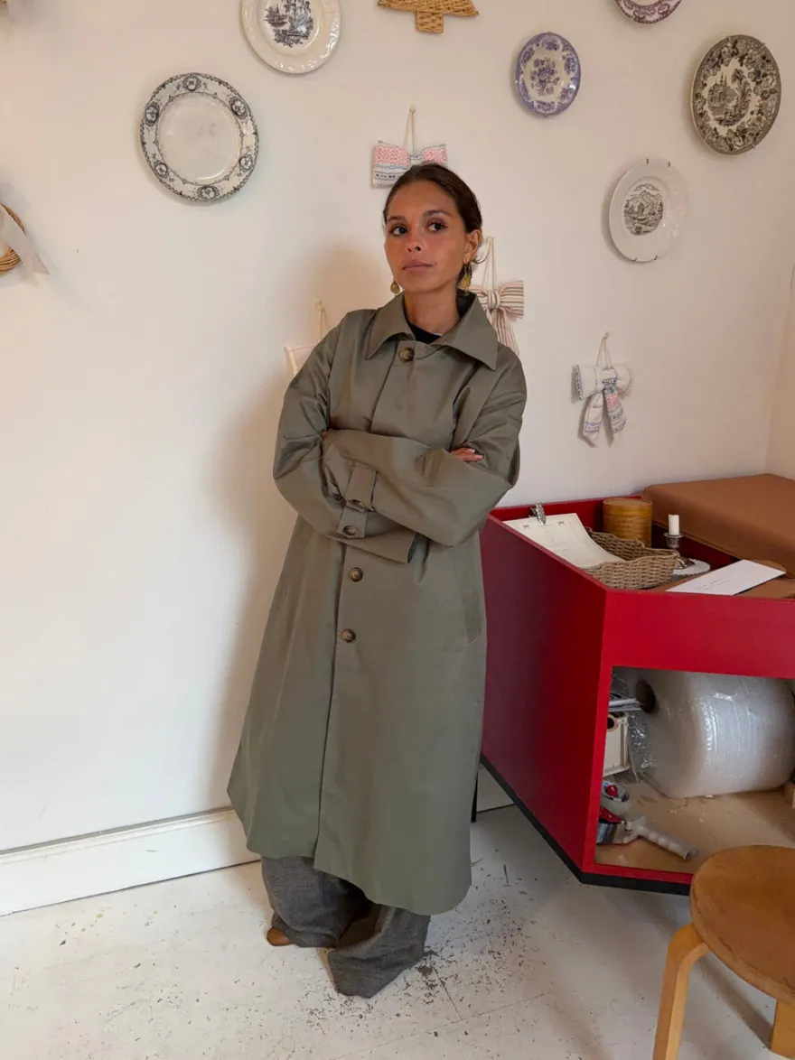 Design By Si Jujava trenchcoat - Kaki Sale