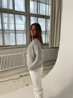 Design By Si Julieta one botton cardigan - Grå Outlet