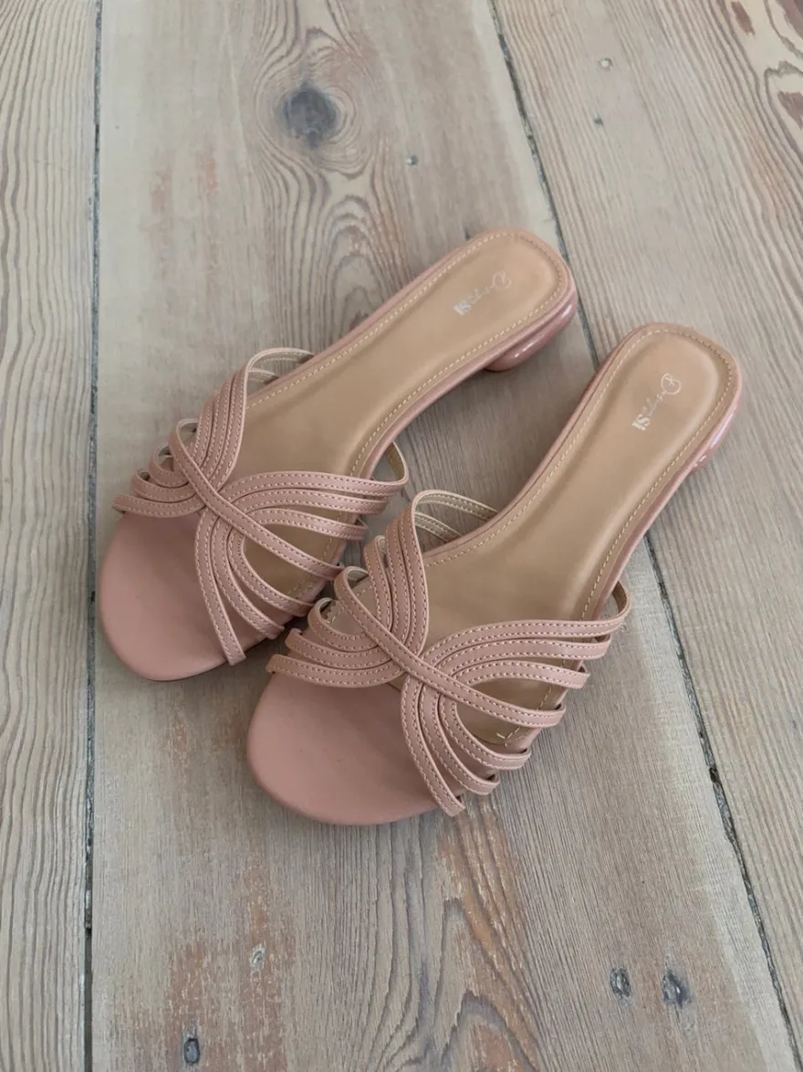Design By Si July sandaler - Beige Clearance