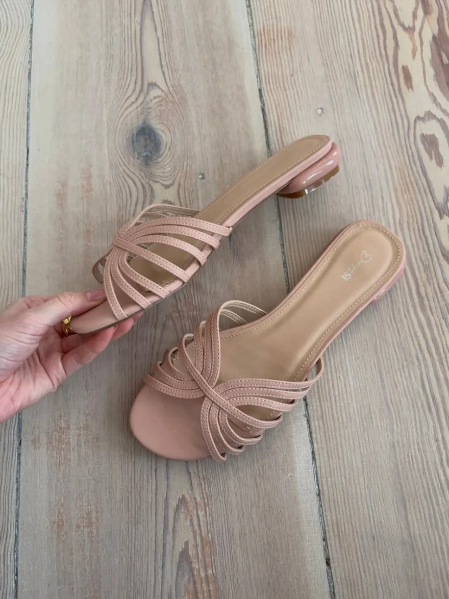 Design By Si July sandaler - Beige Clearance