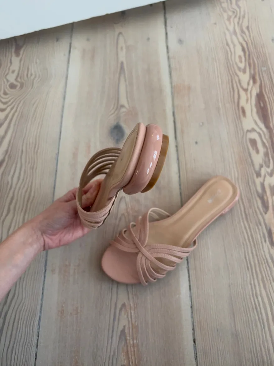 Design By Si July sandaler - Beige Clearance