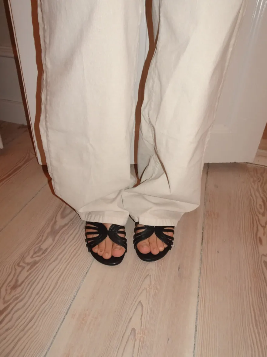 Design By Si July sandaler - Sort Hot