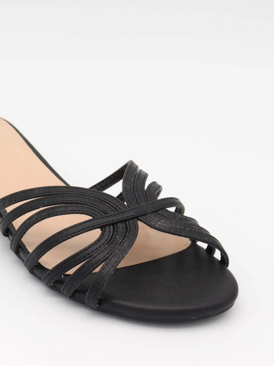Design By Si July sandaler - Sort Hot
