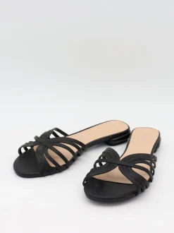 Design By Si July sandaler - Sort Hot