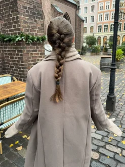 Design By Si Kehlani luffer i strik - Lys brun Sale