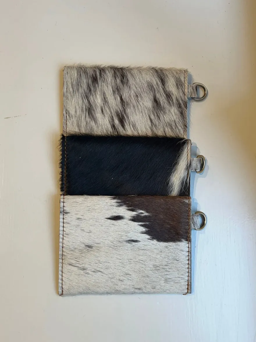 Design By Si Lonia pung i koskind - Brun/hvid/sort New