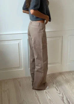 Design By Si Lovia jeans - Taupe Hot
