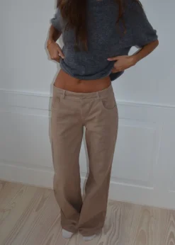 Design By Si Lovia jeans - Taupe Hot