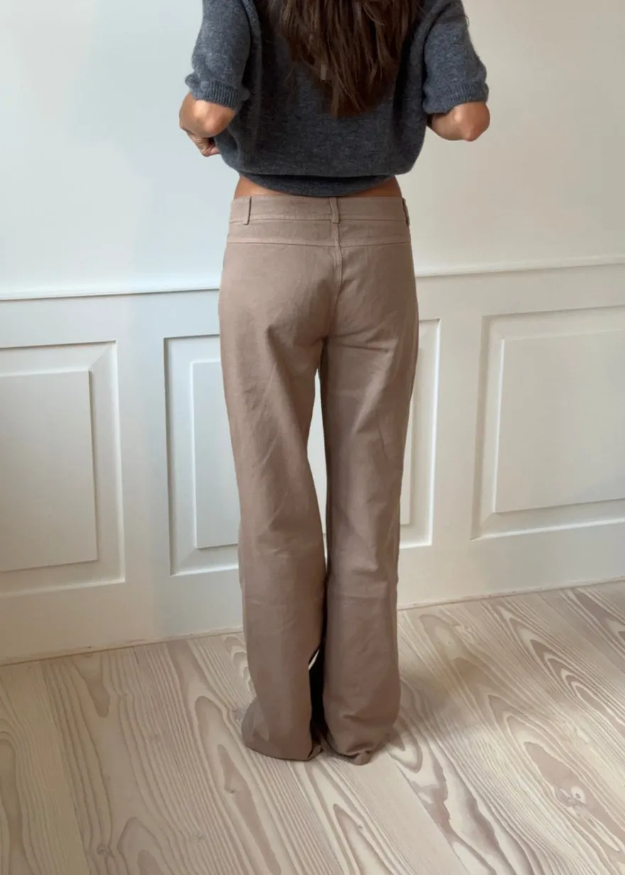 Design By Si Lovia jeans - Taupe Hot