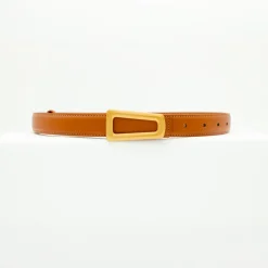 Design By Si Luce bælte - Brun/guld Clearance