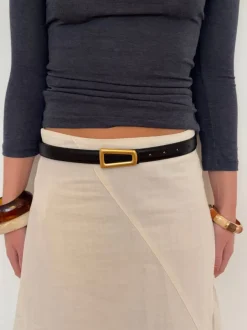 Design By Si Luce bælte - Sort/guld Clearance